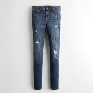 🔥 Hollister Stretch Mid-Rise Super Skinny Jeans